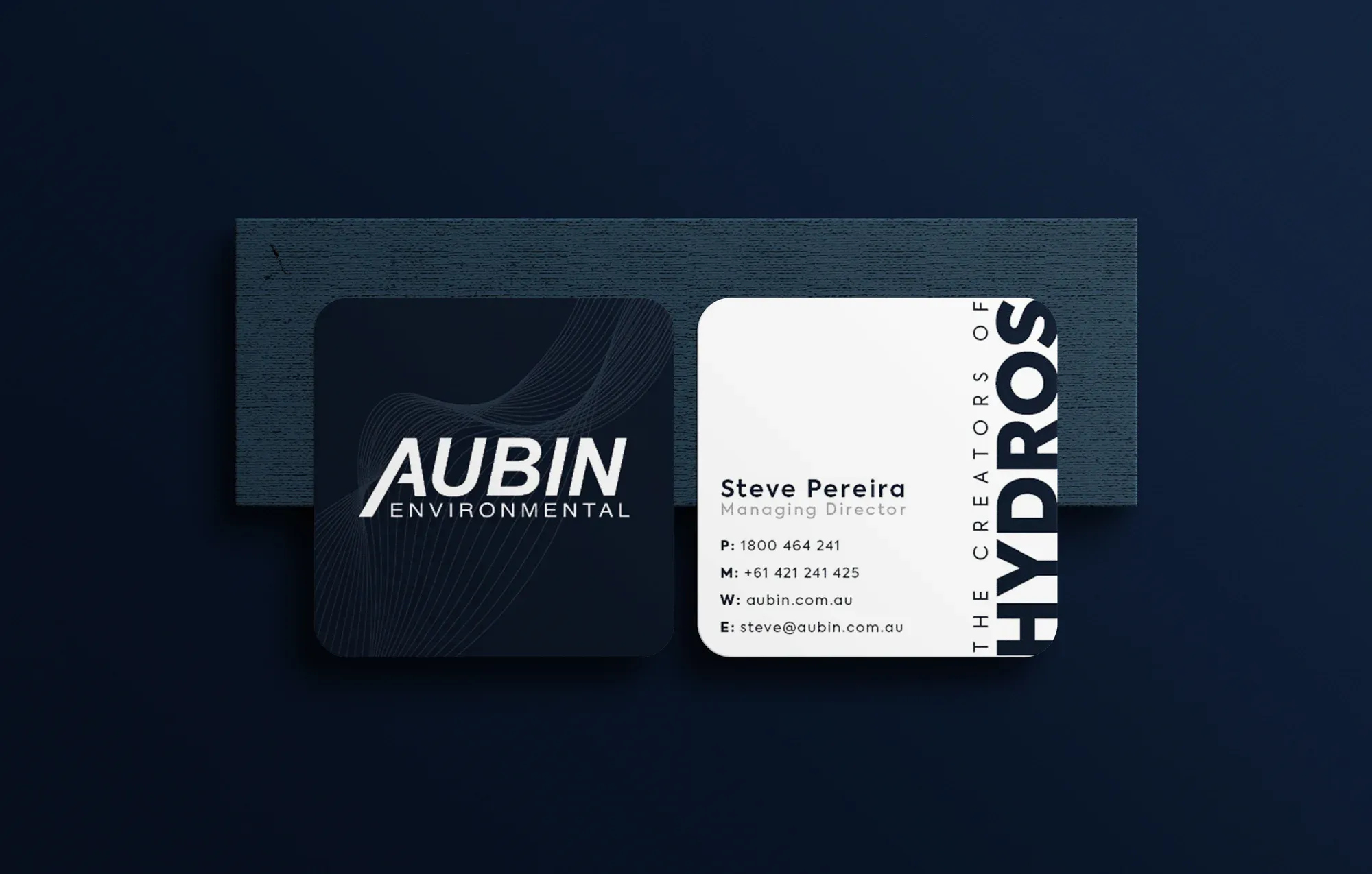 Aubin Environmental business cards