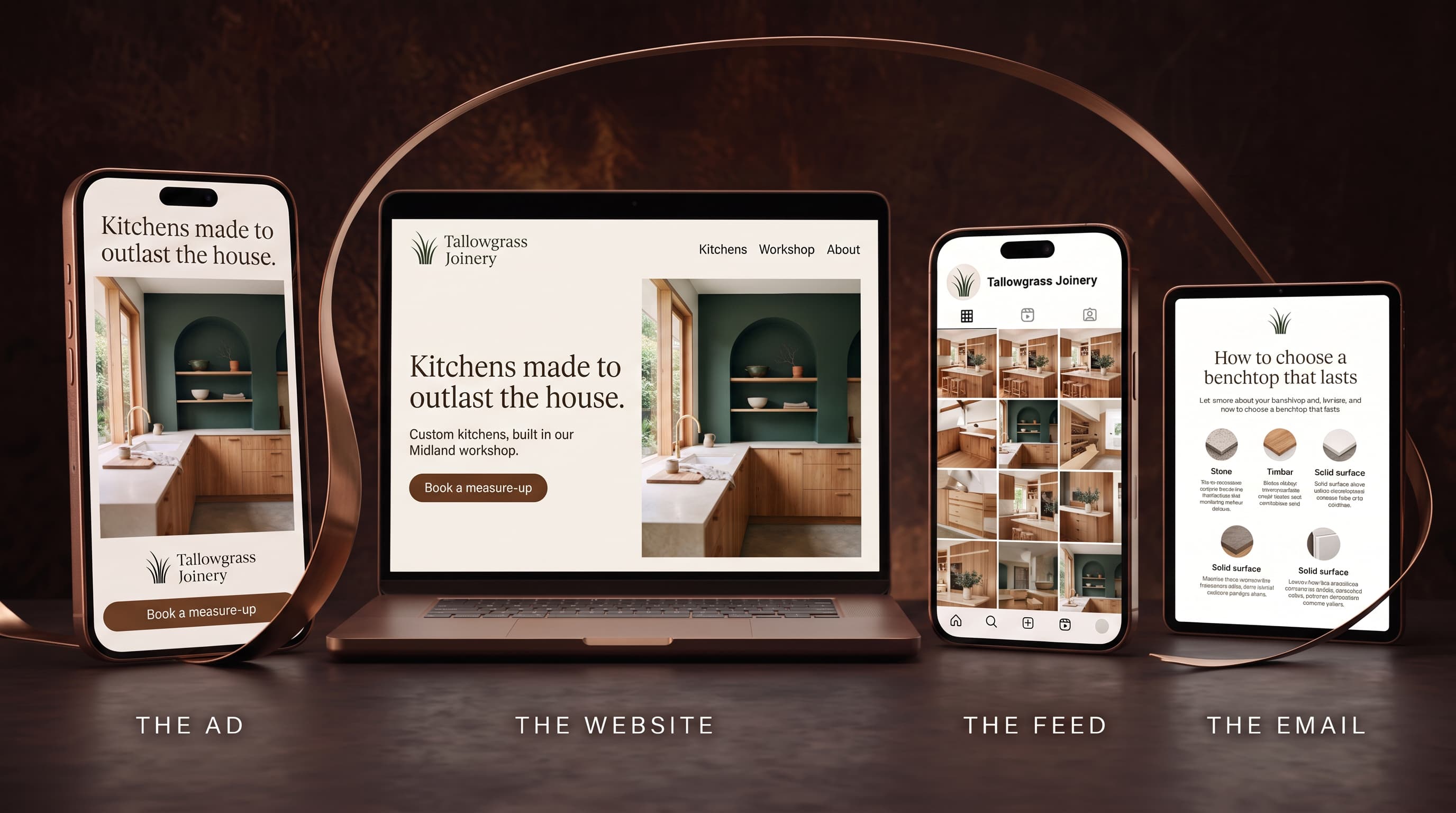An example of what good brand consistency across marketing touch points looks like