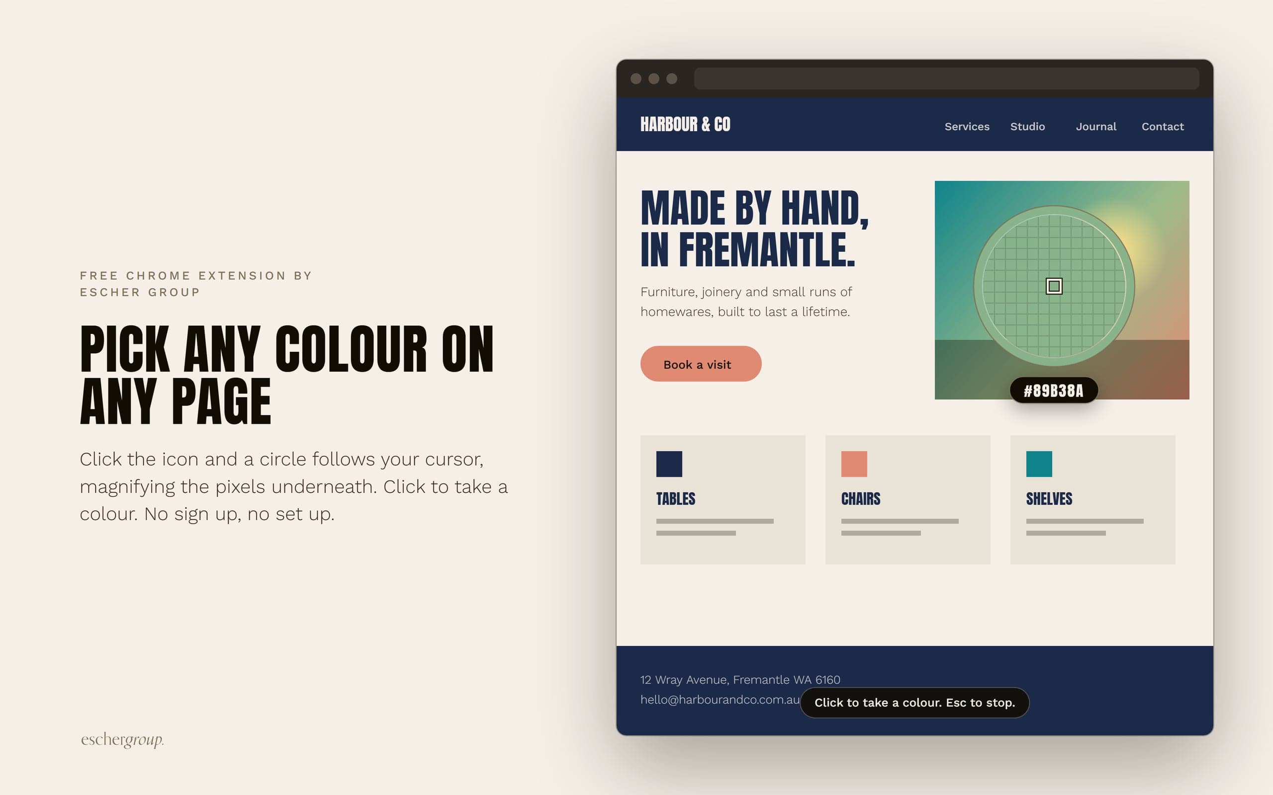 Colour Picker: Pick any colour on any page