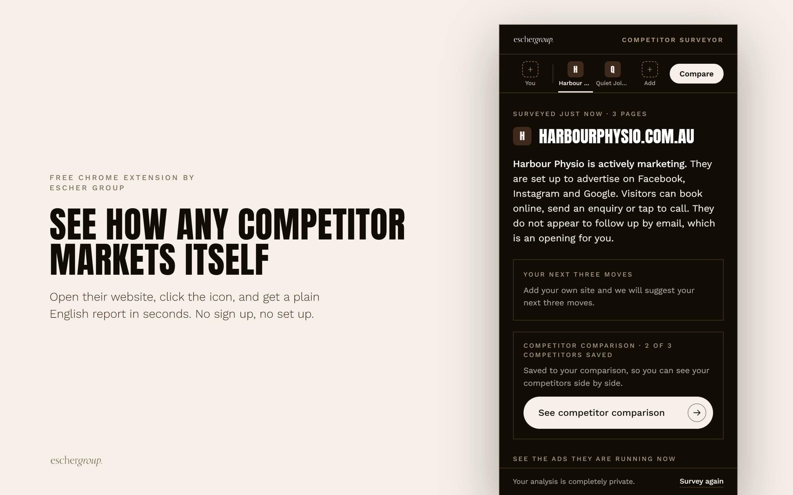 Competitor Surveyor: See how any competitor markets itself