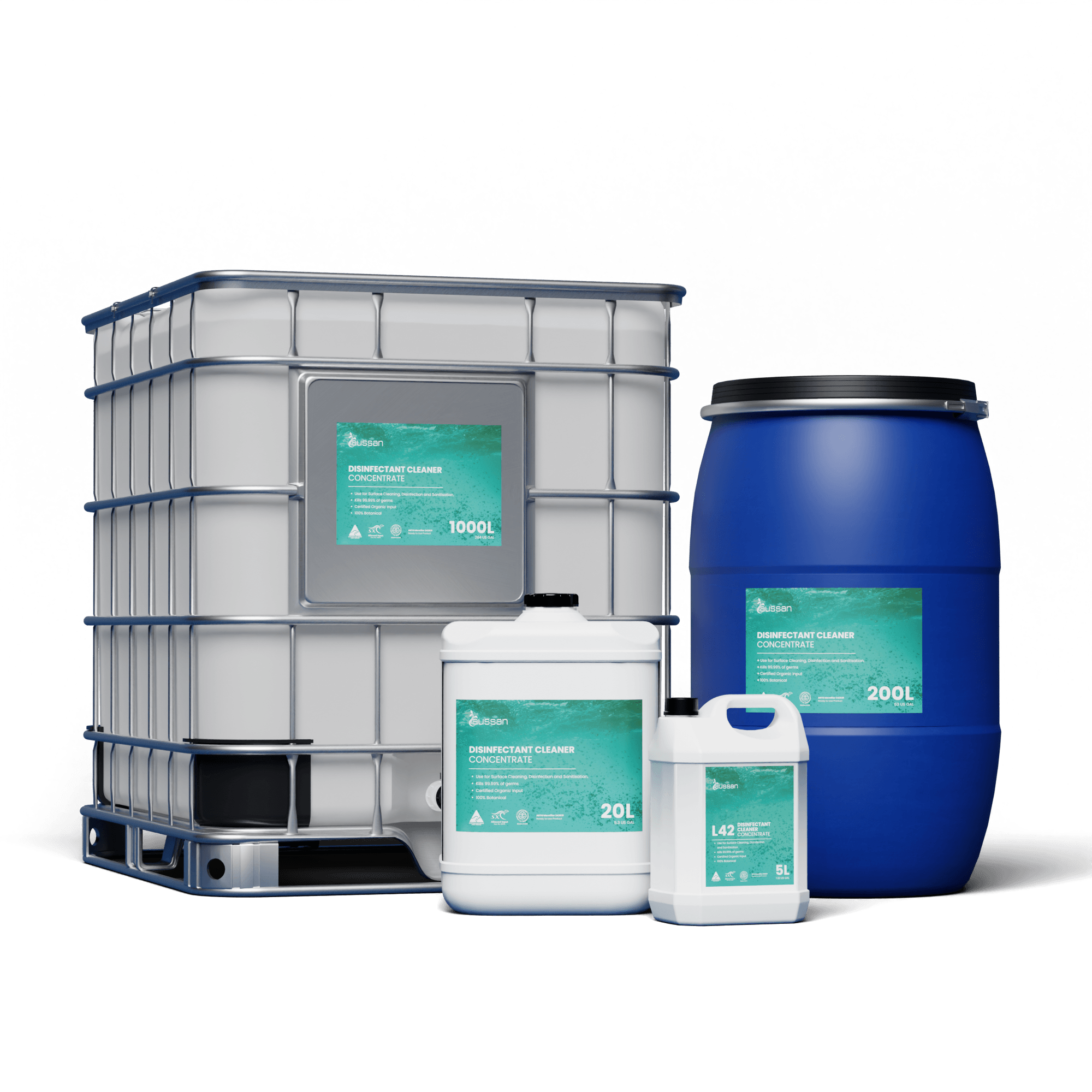 The L42 range across all container sizes