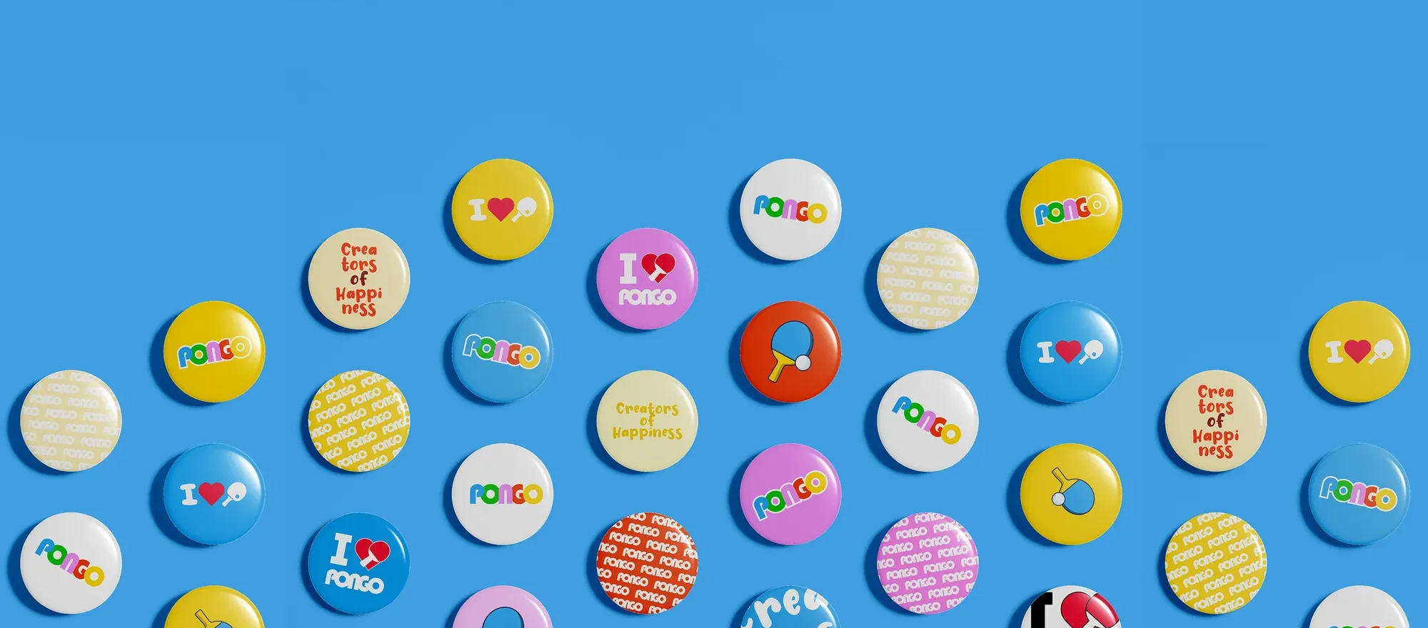 PONGO badge and sticker range