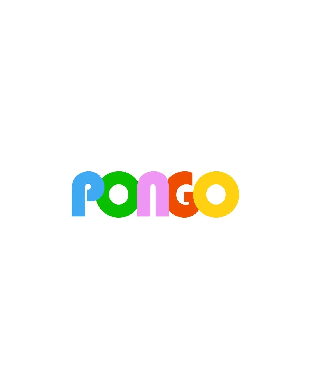 The PONGO logotype in full colour